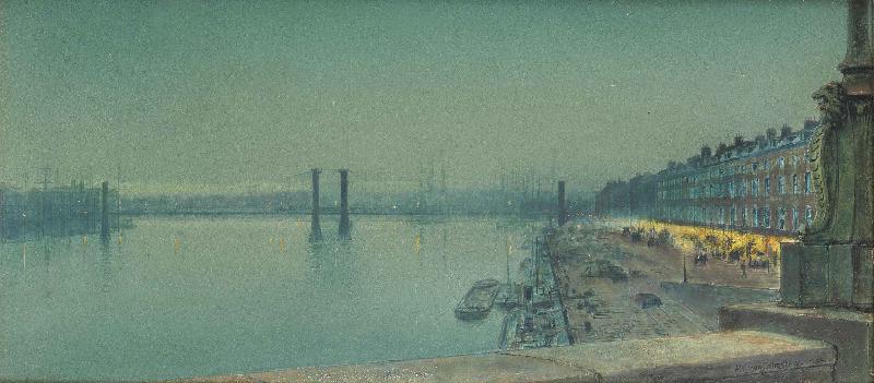 John Atkinson Grimshaw Quai de Paris Rouen